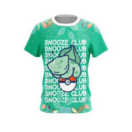 POKEMON Bulbasaur Snooze Club T-Shirt