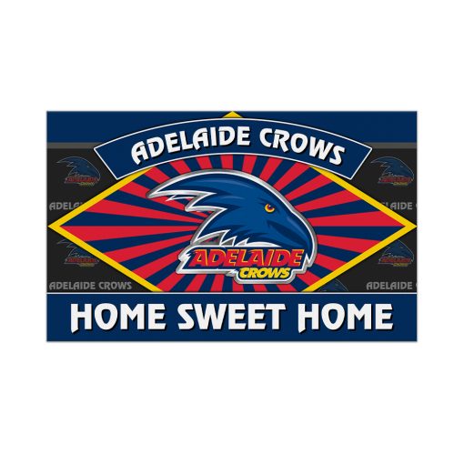 AFL Adelaide Crows Custom Name New Edition Rubber Doormat