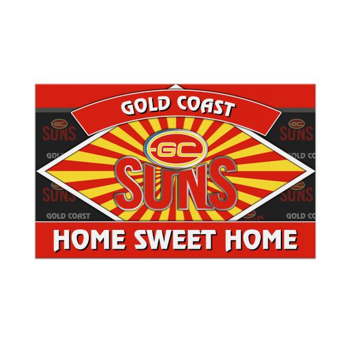 AFL Gold Coast Suns Custom Name New Edition Rubber Doormat
