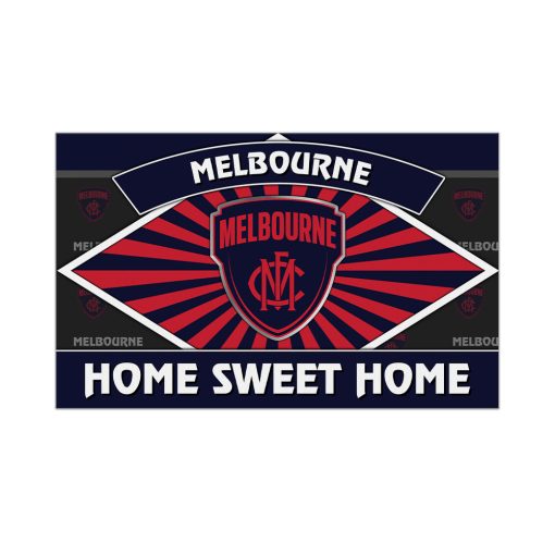 AFL Melbourne Demons Custom Name New Edition Rubber Doormat