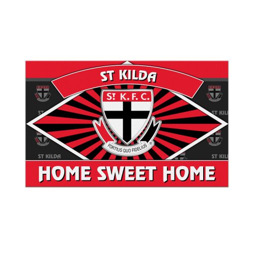 AFL St Kilda Saints Custom Name New Edition Rubber Doormat